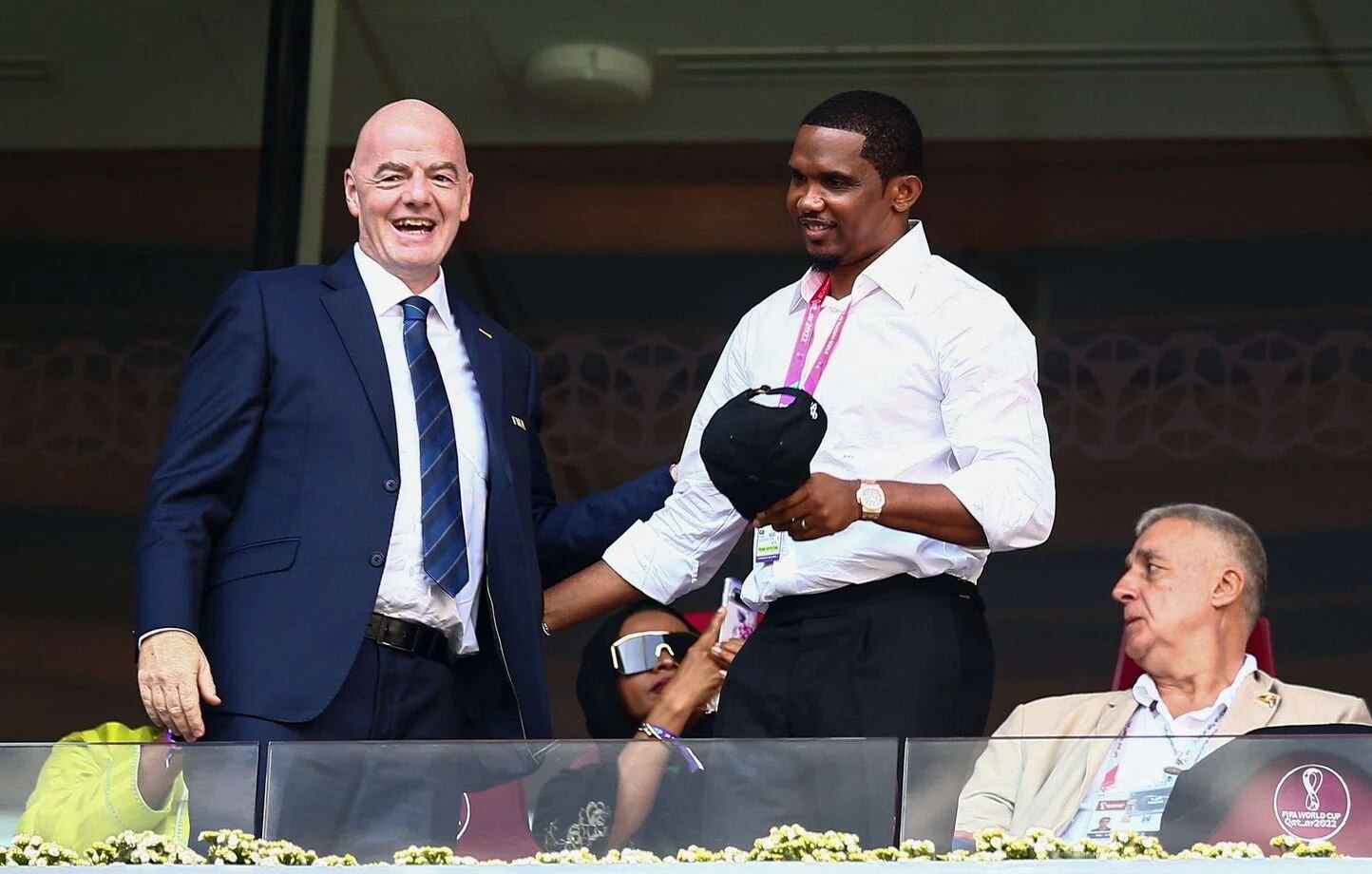 Eto'o défend le bilan de Gianni Infantino à la FIFA