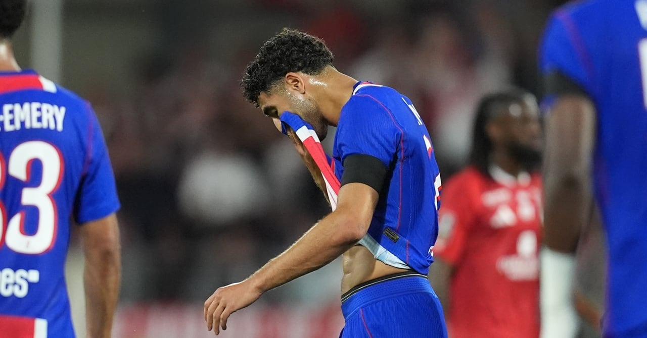 PSG : Hakimi touché à la cuisse, incertain contre l'OM