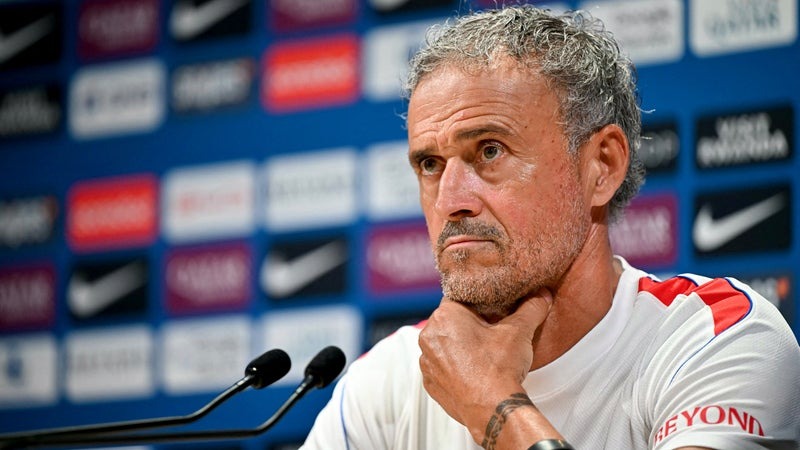 PSG-Lille : Luis Enrique face à la presse avant le choc