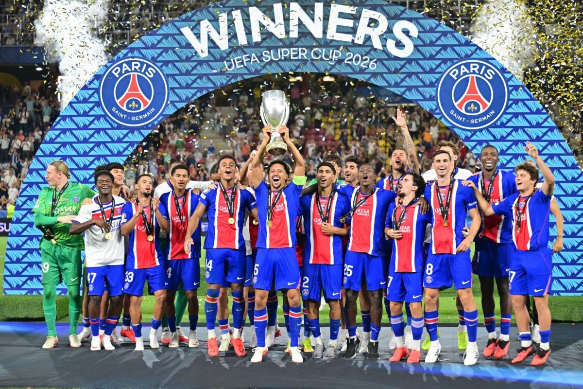 PSG remporte la Supercoupe d'Europe face à Aston Villa