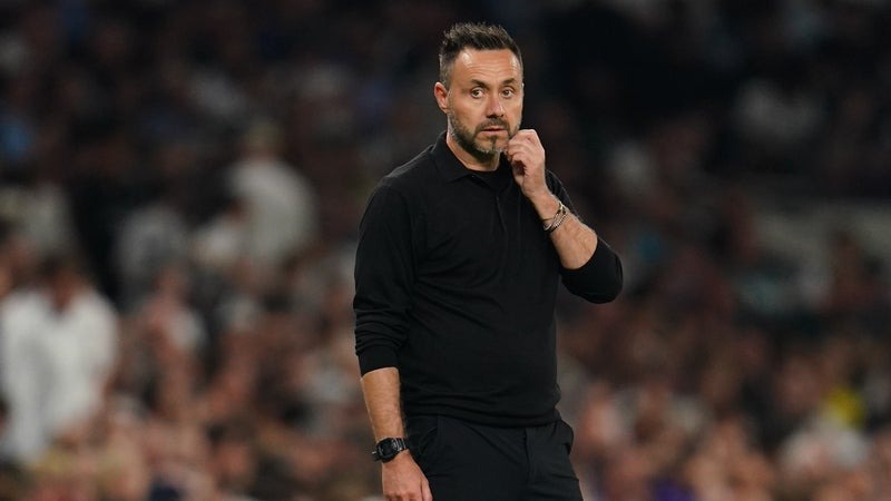 Tottenham : De Zerbi refuse de céder à la panique